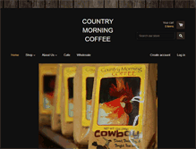 Tablet Screenshot of countrymorningcoffee.com